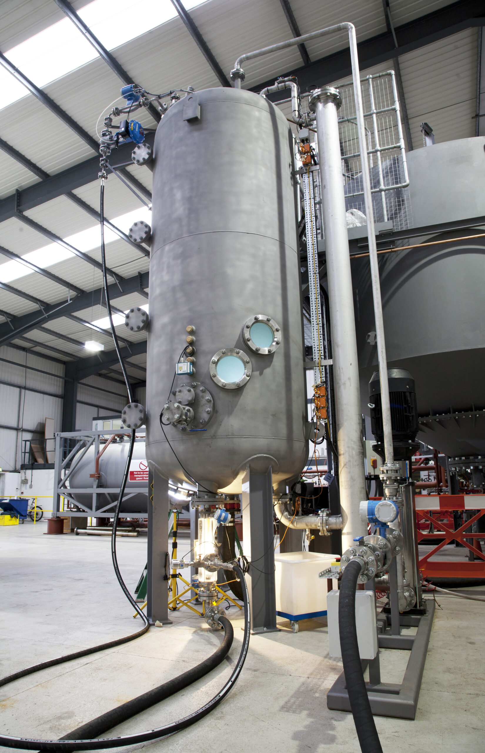 Micro-bubble Rig at Transvac's Ejector Test Facility